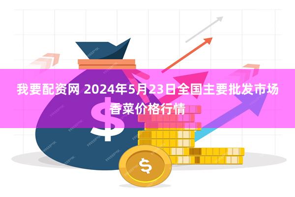 我要配资网 2024年5月23日全国主要批发市场香菜价格行情