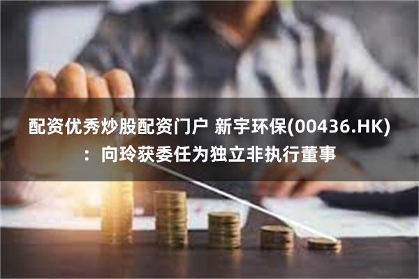 配资优秀炒股配资门户 新宇环保(00436.HK)：向玲获委任为独立非执行董事