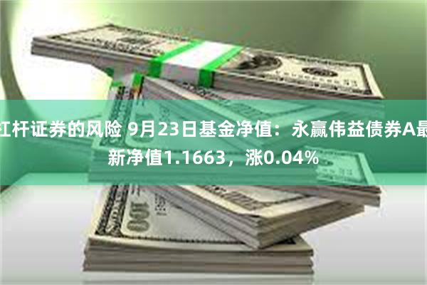 杠杆证券的风险 9月23日基金净值：永赢伟益债券A最新净值1.1663，涨0.04%