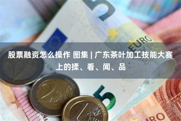 股票融资怎么操作 图集 | 广东茶叶加工技能大赛上的揉、看、闻、品